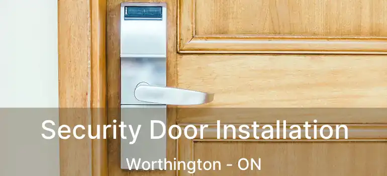  Security Door Installation Worthington - ON