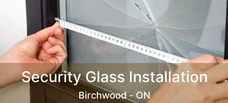  Security Glass Installation Birchwood - ON