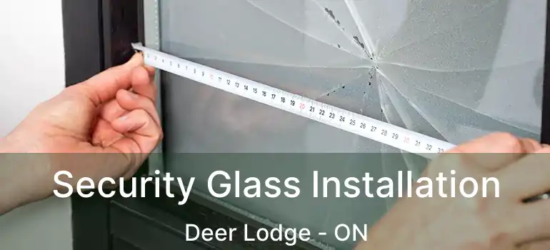  Security Glass Installation Deer Lodge - ON