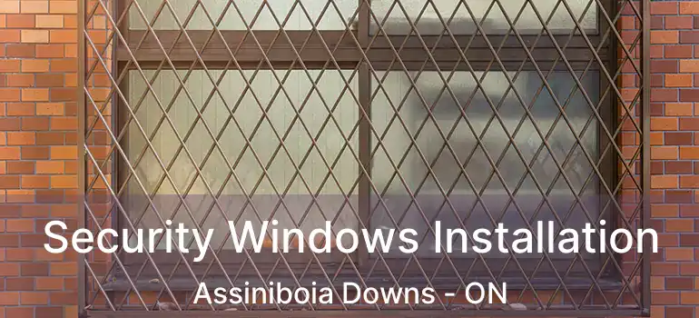  Security Windows Installation Assiniboia Downs - ON