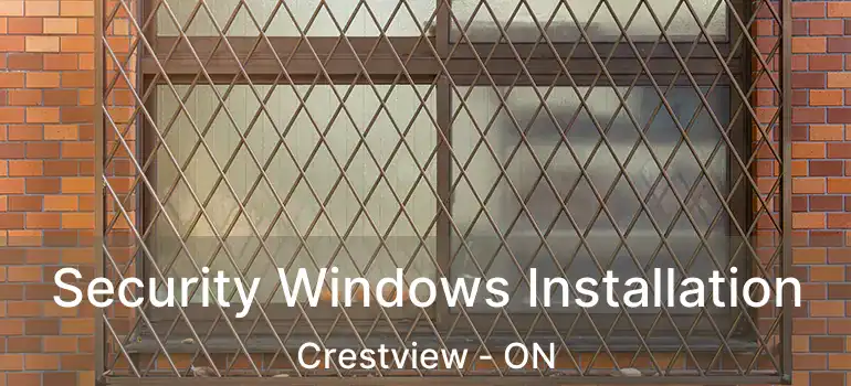  Security Windows Installation Crestview - ON