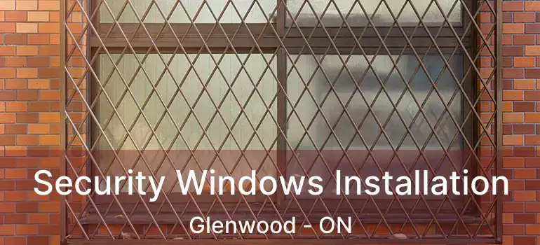  Security Windows Installation Glenwood - ON