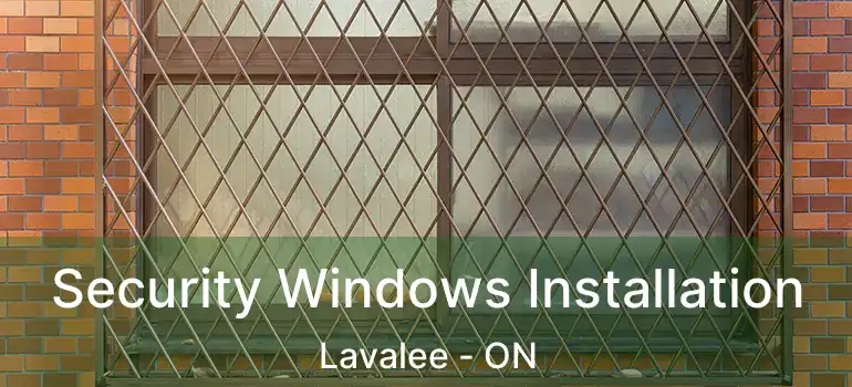  Security Windows Installation Lavalee - ON