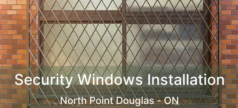  Security Windows Installation North Point Douglas - ON