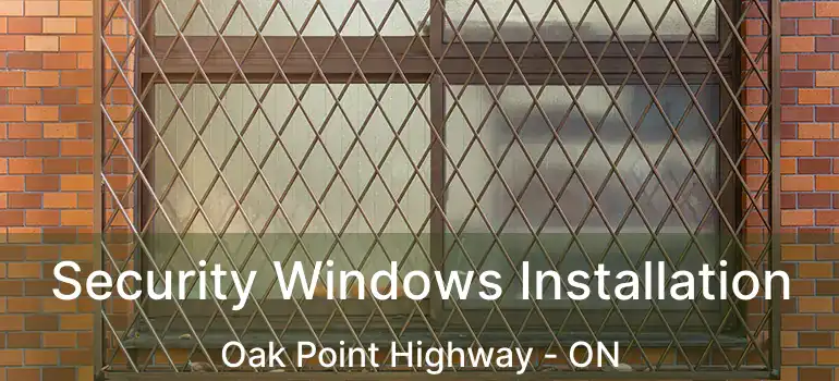  Security Windows Installation Oak Point Highway - ON