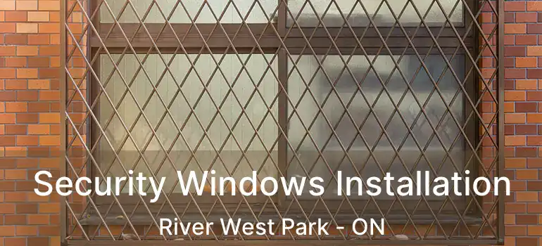  Security Windows Installation River West Park - ON