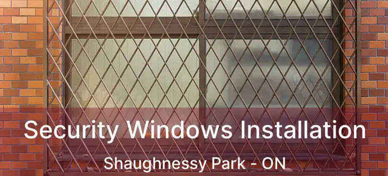  Security Windows Installation Shaughnessy Park - ON
