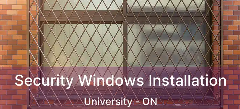  Security Windows Installation University - ON