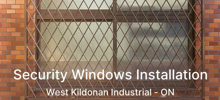  Security Windows Installation West Kildonan Industrial - ON
