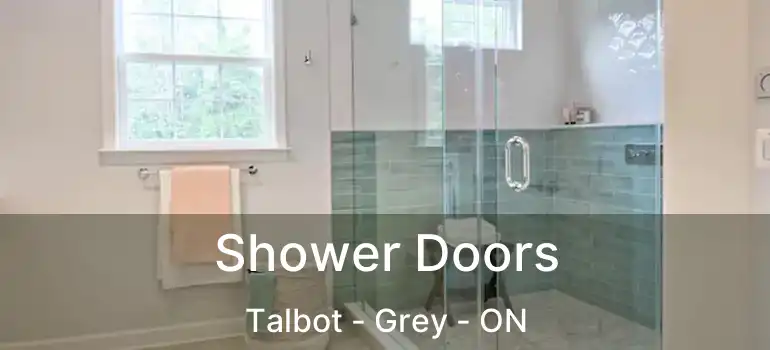  Shower Doors Talbot - Grey - ON