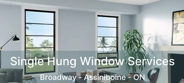  Single Hung Window Services Broadway - Assiniboine - ON