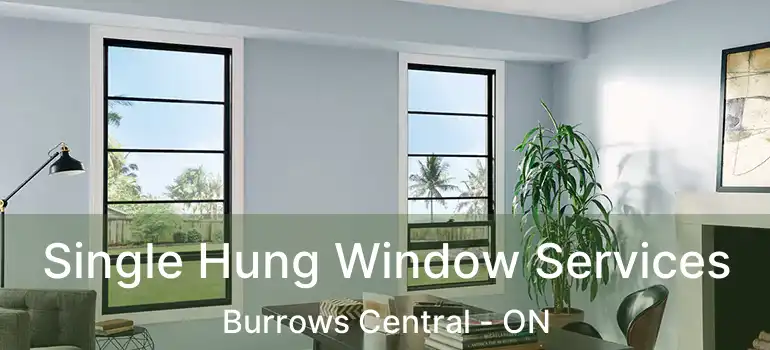  Single Hung Window Services Burrows Central - ON