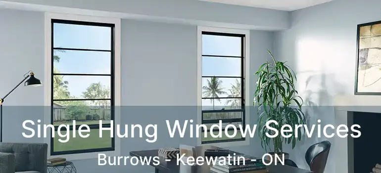  Single Hung Window Services Burrows - Keewatin - ON