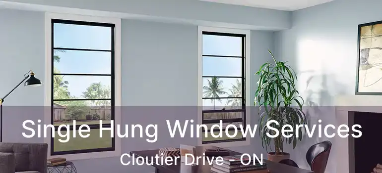  Single Hung Window Services Cloutier Drive - ON