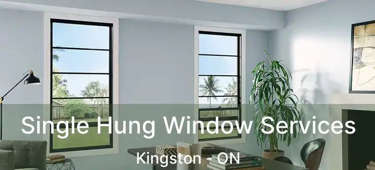  Single Hung Window Services Kingston - ON