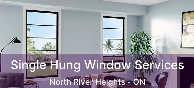  Single Hung Window Services North River Heights - ON