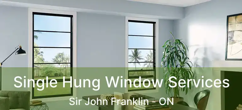  Single Hung Window Services Sir John Franklin - ON