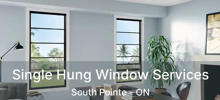  Single Hung Window Services South Pointe - ON