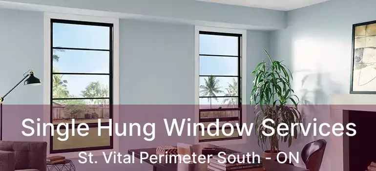  Single Hung Window Services St. Vital Perimeter South - ON