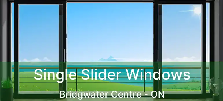  Single Slider Windows Bridgwater Centre - ON