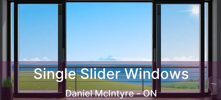  Single Slider Windows Daniel McIntyre - ON