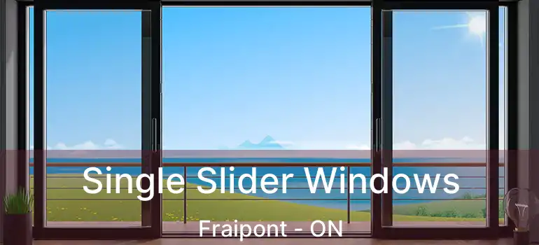  Single Slider Windows Fraipont - ON