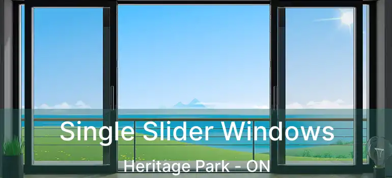  Single Slider Windows Heritage Park - ON