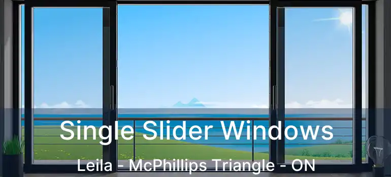  Single Slider Windows Leila - McPhillips Triangle - ON