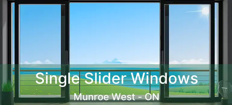  Single Slider Windows Munroe West - ON