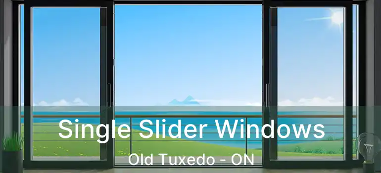  Single Slider Windows Old Tuxedo - ON