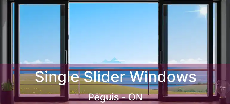  Single Slider Windows Peguis - ON