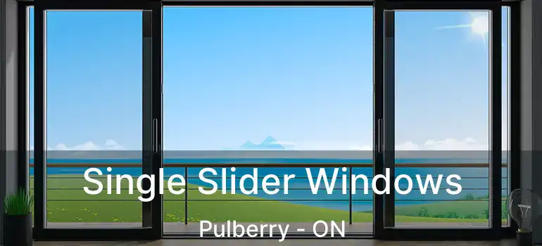  Single Slider Windows Pulberry - ON