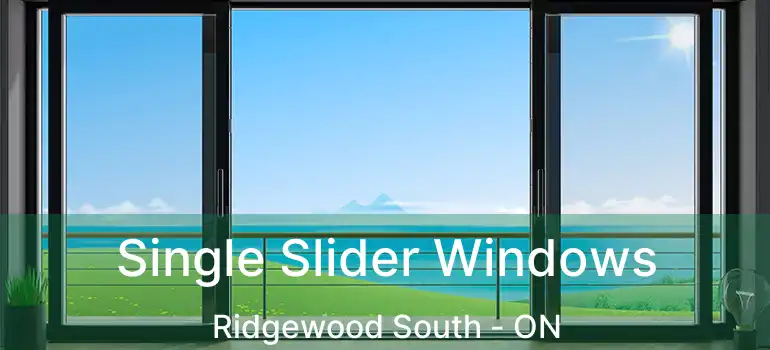  Single Slider Windows Ridgewood South - ON