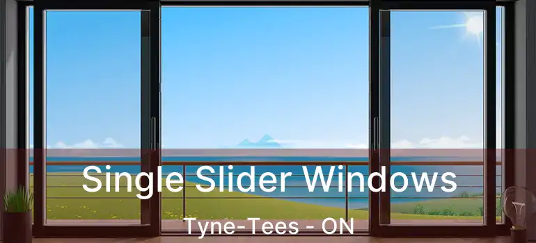  Single Slider Windows Tyne-Tees - ON