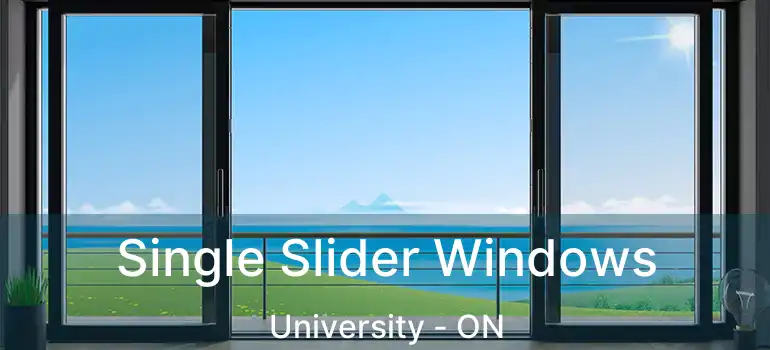  Single Slider Windows University - ON