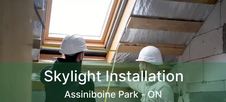  Skylight Installation Assiniboine Park - ON