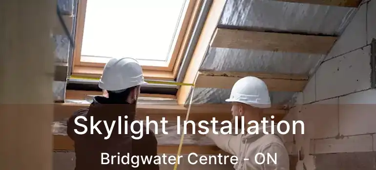  Skylight Installation Bridgwater Centre - ON
