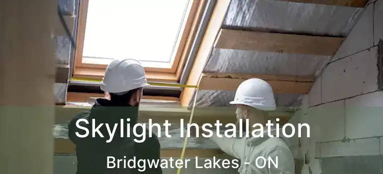  Skylight Installation Bridgwater Lakes - ON