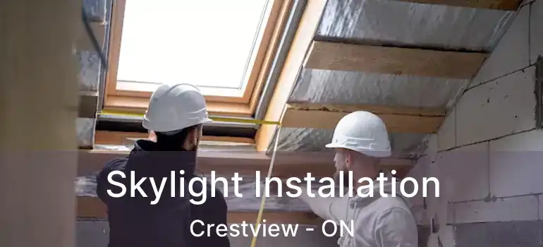  Skylight Installation Crestview - ON