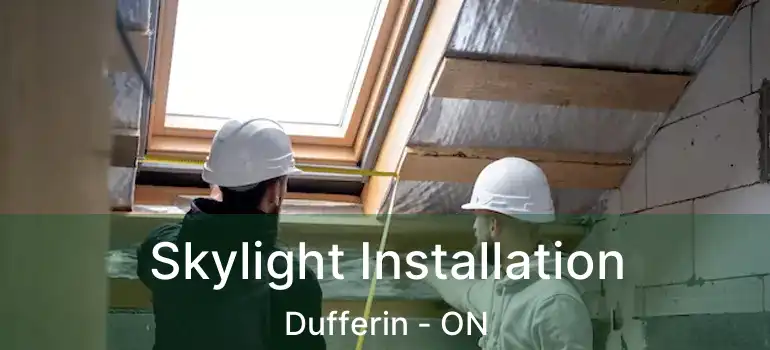  Skylight Installation Dufferin - ON