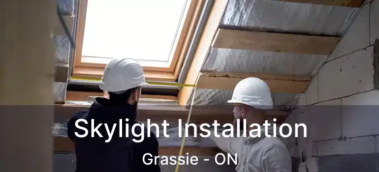  Skylight Installation Grassie - ON