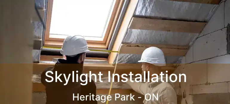  Skylight Installation Heritage Park - ON