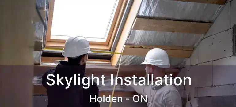  Skylight Installation Holden - ON