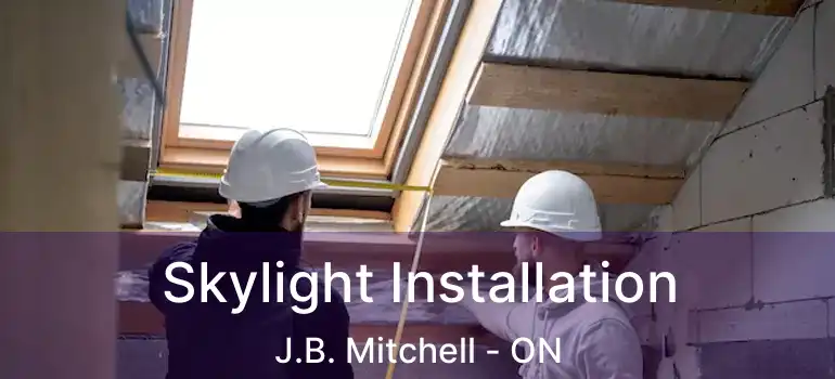  Skylight Installation J.B. Mitchell - ON