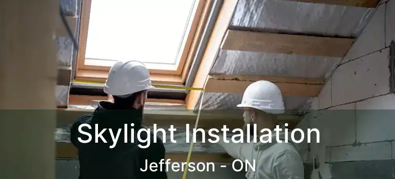  Skylight Installation Jefferson - ON