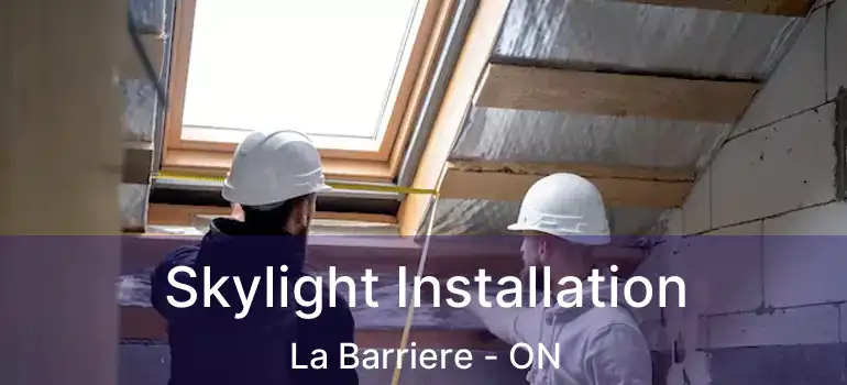  Skylight Installation La Barriere - ON