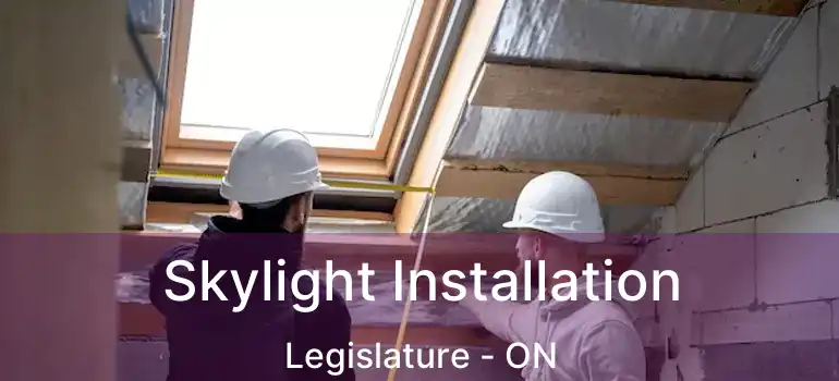 Skylight Installation Legislature - ON
