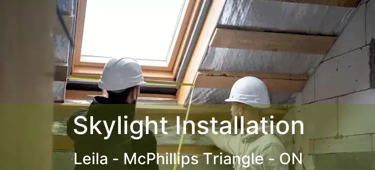  Skylight Installation Leila - McPhillips Triangle - ON