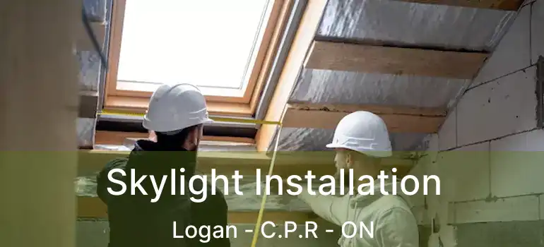  Skylight Installation Logan - C.P.R - ON