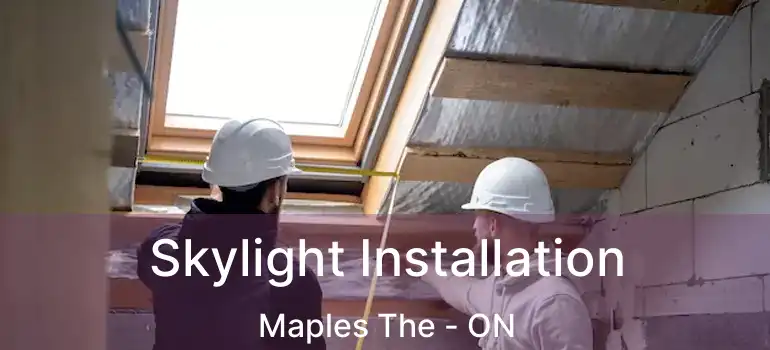  Skylight Installation Maples The - ON